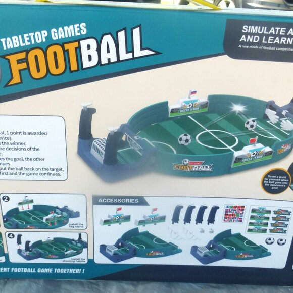 GMS1 Tabletop Games FOOTBALL 3+ Simulate A Football Field While Learning SOCCER - Picture 2 of 2